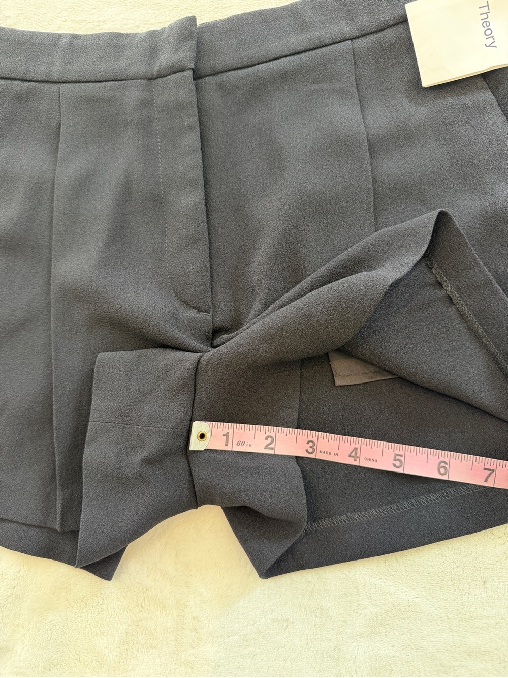 Theory Rosina Crepe Shorts - Picture 7 of 7